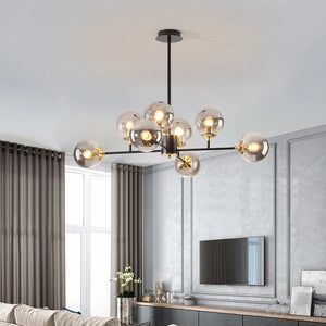 Modern Nordic Led Chandelier Pendant Lamp Living Room Kitchen Dining Room Bedroom Home Indoor Lighting Glass Ball Hanging Lights