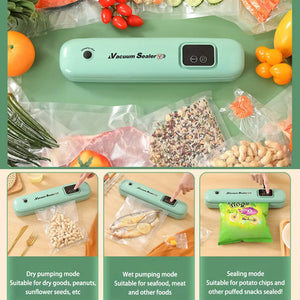 Xiaomi Vacuum Sealer Packaging Machine Food Vacuum Sealer With Free 10pcs Vacuum bags Household Vacuum Food Sealing