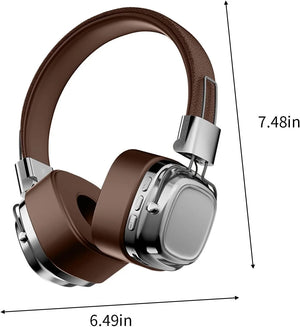 2024 New Retro Over Ear Headphones Wireless Bluetooth Headsets DJ Stereo Sounds Bluetooth 5.3 Foldable Headset Gamer Choice