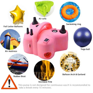 Balloon Air Pumper Balloon Pump Helium Tank For Balloons At Home Electric Balloon Blower Air Pump Balloons Inflator For