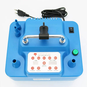 800W Electric Balloon Pump With Timer Dual Holes Professional Inflator With Memory Function Handle Foot Switch 110V 220V