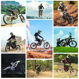 79Bike Electric Dirt Bike Adults 72V 8000W 35AH 85KM/H 19 Inch Fatbike Electric Mountain Motorcycle Motorbike