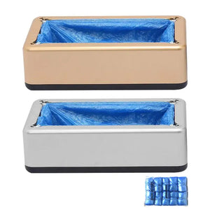 Non-slip Shoe Cover Dispenser Portable Automatic Shoe Cover Machine Set With 100 Shoe Covers Dustproof Shoe Covers For Home