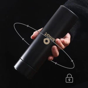 500ml Portable Car Smart Thermos Bottle Temperature Display Cup for SMART Fortwo 451 450 452 453 454 Forfour  Auto Accessories