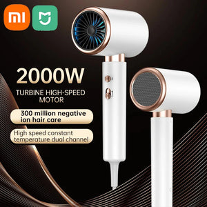 Xiaomi MIJIA Hair Dryer High-Speed Electric Turbine Airflow Low Noise Constant Temperature Quick Drying Suitable For Home Salons - Stereotech