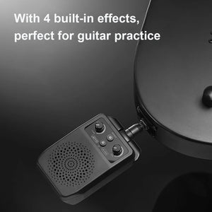 JOYO JA-05G Guitar Mini Amplifier Portable Amp Speaker Built-in 4 Effects Speaker Suit For Home Guitar Practice Work Parts