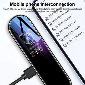 0-128G Multifunction Voice Recorder Stereo Sound Pickup Dynamic Noise Reduction One-key Recording ictaphone Pen Music MP3 Player