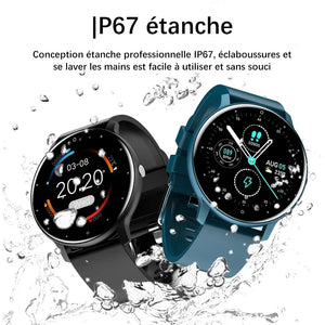 Xiaomi New Smart Watch Men Full Touch Screen Sport Fitness Watch IP67 Waterproof Bluetooth For Android ios smartwatch Men+box