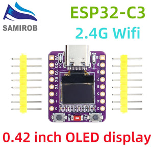 ESP32-C3 OLED development board ceramic antenna ESP32 supermini development board wifi Bluetooth 0.42-inch screen