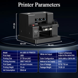 A4 UV Printer UV Flatbed Printer with Varnish UV DTF Transfer Film Printer with Laminating Machine For Phone Case Bottle Acrylic