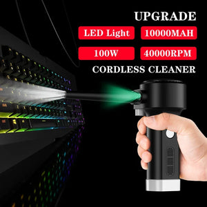 Electric Air Duster,Compressed Air Can For Computers,Laptop Keyboard Cleaning Dust,Hairs, Pc,Printer Purpose,Screen Cleaner