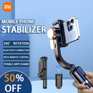 Xiaomi Gimbal Stabilizer Cellphone Tripod Stand Selfie Stick Adjustable Selfie Stick for Smartphone Gopro Vlog Record - Stereotech