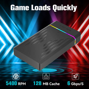 3TB Gaming Emulation Hard Drive With 17000 Retro/PC Games Launchbox Retrobat Playnite Gaming HDD For PS4/PS3/Switch/WIIU/N64/PS1