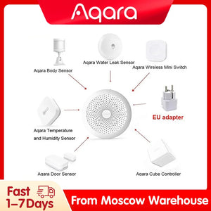 Aqara Hub M1S Gateway Smart Home Kits Zigbee Temperature Sensor Door Motion Sensors Remote Control Work With XiaoMi Home APP