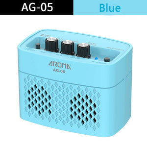 Free shipping! AG-05 5W output Portable Multi-functional Guitar Amplifier Recorder Speaker