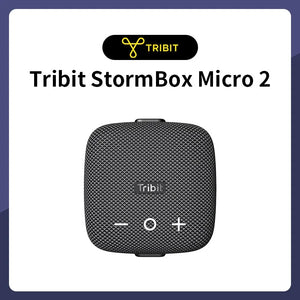 Tribit StormBox Micro 2 Portable Bluetooth Speaker 90dB Loud Sound Deep Bass IP67 Waterproof Camp Small Speaker Built-in Strap