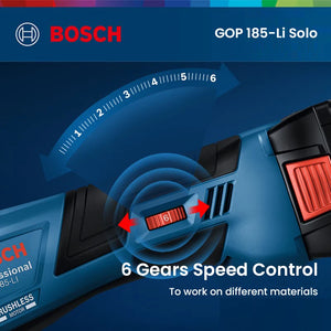 Bosch Rechargeable Cutting Machine Multi-Function Universal Treasure Gop185-Li Lithium-Ion Sanding Slotting Industry [Bare]