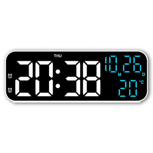 Youpin Xiaomi Digital Alarm Clock Temperature Date Week Display Night Mode Table Clock 12/24H Desktop Electronic LED Alarm Clock