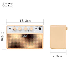 IRIN Electric Guitar Amplifier BA-10 10W Bluetooth Acoustic Guitar Speaker Portable Mini Instrument Amplifier Amp Accessories