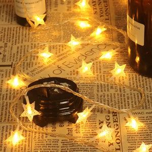 LED Star String Lights For Christmas - Stereotech