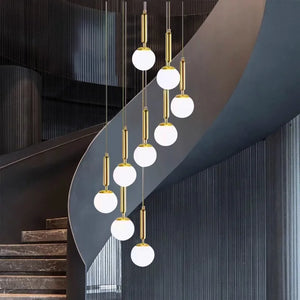 Modern home decor led lights pendant light lamps forstaircase Chandeliers for living room hanging light indoor lighting