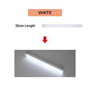 Motion Sensor Light Rechargeable LED Night Light Portable Under Cabinet Light with Magnetic for Bedroom Kitchen Closet Staircase