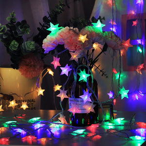 LED Star String Lights For Christmas - Stereotech