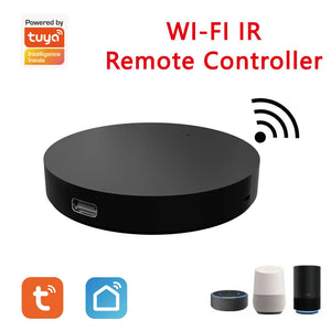 Tuya Smart WiFi Universal IR Remote Control 38KHz DIY Smart LIfe APP Voice Control for TV DVD AC with Alexa Alice Google Home