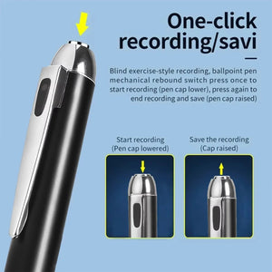 Digital voice recorder professional audio recording 16GB 32GB 64GB 128GB voice recorder business meeting recording video pen