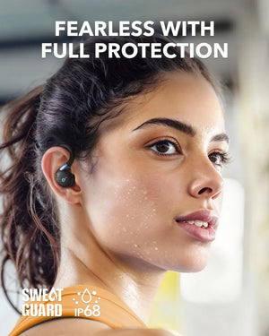 Soundcore by Anker Sport X20 True-Wireless Workout Earbuds Ear Hooks Earphone Bluetooth Wireless Bluetooth Headphones