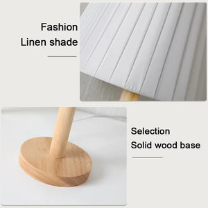 Nordic Pleated Table Lamp DIY Foldable 5V USB 220V Art Atmosphere Bedroom Bedside Night Light Home Decorate