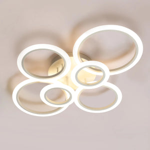 Modern LED Ceiling Lights Circular chandelier Luminaire Lamp Remote control Dimmable Hanging Lamp Home Decoration Daily Lighting