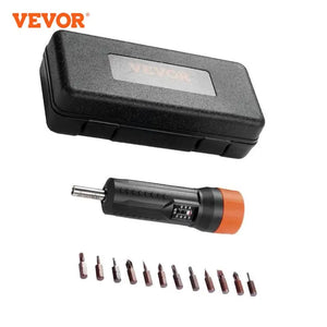 VEVOR 1/4" Torque Screwdriver Drive Screwdriver Torque Wrench, Driver Bits Set with View Window 10-70 in-lbs Torque Range