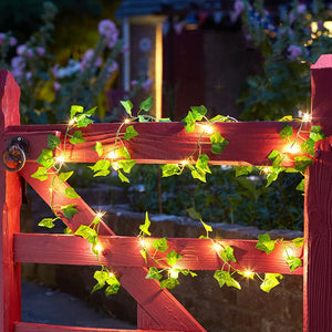 Flower Green Leaf String Lights - Stereotech