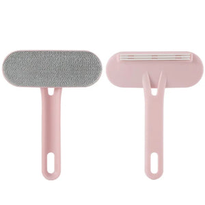 Cat Brush Pet Hair Remover Double-sided Cat Hair Brush Pet Grooming Dog Brushes Sofa Wool Scraper Wool Collector Pet Accessories