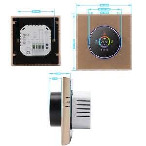 WiFi Smart Thermostat Temperature Controller Weekly Programmable Button Control/ Mobile APP/ Voice Control Compatible