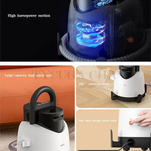 Electric Steam Cleaner Vacuum Spray Suction integrated High Temperature Sterilization Sofa Carpet Mattress Cleaning Machine