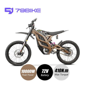 79Bike Electric Dirt Bike Adults 72V 8000W 35AH 85KM/H 19 Inch Fatbike Electric Mountain Motorcycle Motorbike