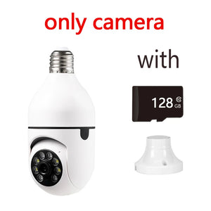 5G Wifi 1080P IP Camera Wireless Smart Home Night Vision Bulb Surveillance Camera E27 Auto Tracking Video Security Baby monitor