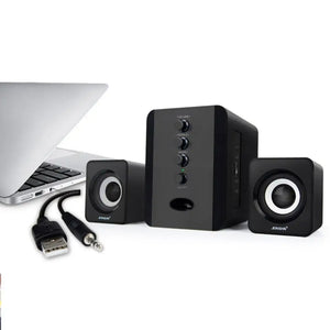 Bluetooth Wireless 2.1 3 Channel Bass Combination Compurtur Speaker Subwoofer 3.5mm Jack Music Loud Support FM TF USB