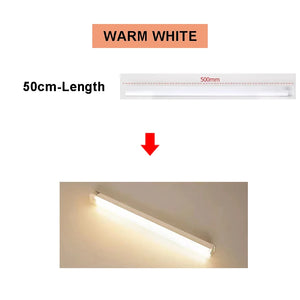 Motion Sensor Light Rechargeable LED Night Light Portable Under Cabinet Light with Magnetic for Bedroom Kitchen Closet Staircase