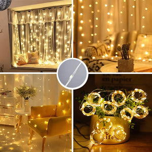 LED Christmas String Curtain Lights - Stereotech