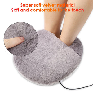 USB Foot Warmer Electric Heating Shoes Artifact Winter Device Dispel Cold Soft Velvet Washable Office Study Room