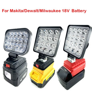 18V Li-ion Battery LED Work Light - Stereotech