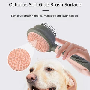 Pet Automatic Hair Removal Dog Cat Comb Double-sided Bath Brush Hair Massage Beauty Products Self-cleaning Needle Comb