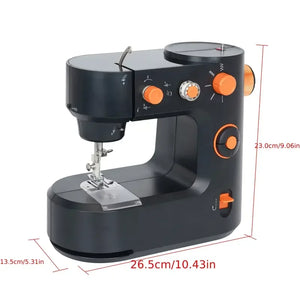 New Home Sewing Machine with Double Speed Mini Electric Sewing Machine Portable Sewing Machine