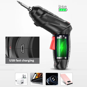 3.6V Mini Electric Drill Cordless Drills Rechargeable Lithium Battery Wireless Impact Hand Drill wireless electric  Power Tools