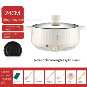 Multifunction Electric Cookers Single/Double Layer 1-2 People Household Non-stick Pan Hot Pot Rice Cooker Cooking Appliances NEW