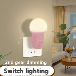 LED Plug-in Night Light White light warm light Baby Nursing Eye Sleep Light Bedroom Socket Lights Energy Saving Lamp Balcony