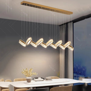 Modern home decoration crystal chandelier, stair Pendant lamp, living room Pendant lights, interior lighting